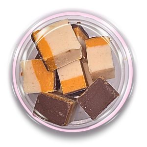 Jaffa Cake Fudge  (per 100g)