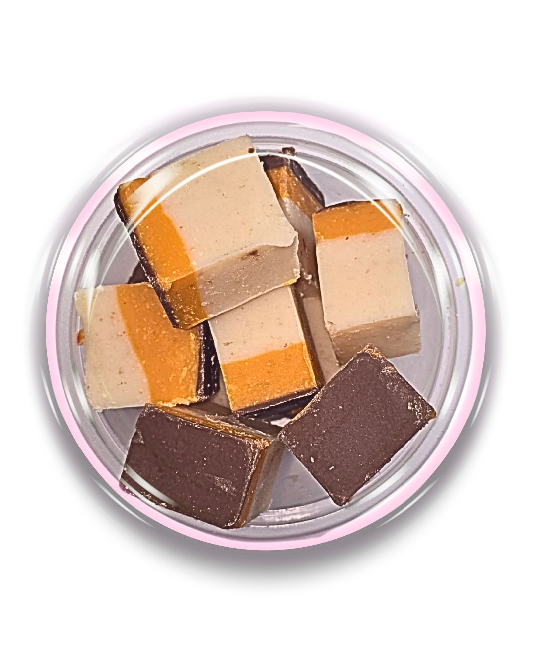 Jaffa Cake Fudge  (per 100g)