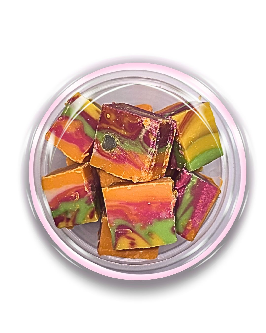 Jelly Bean Fruit Fudge  (per 100g)
