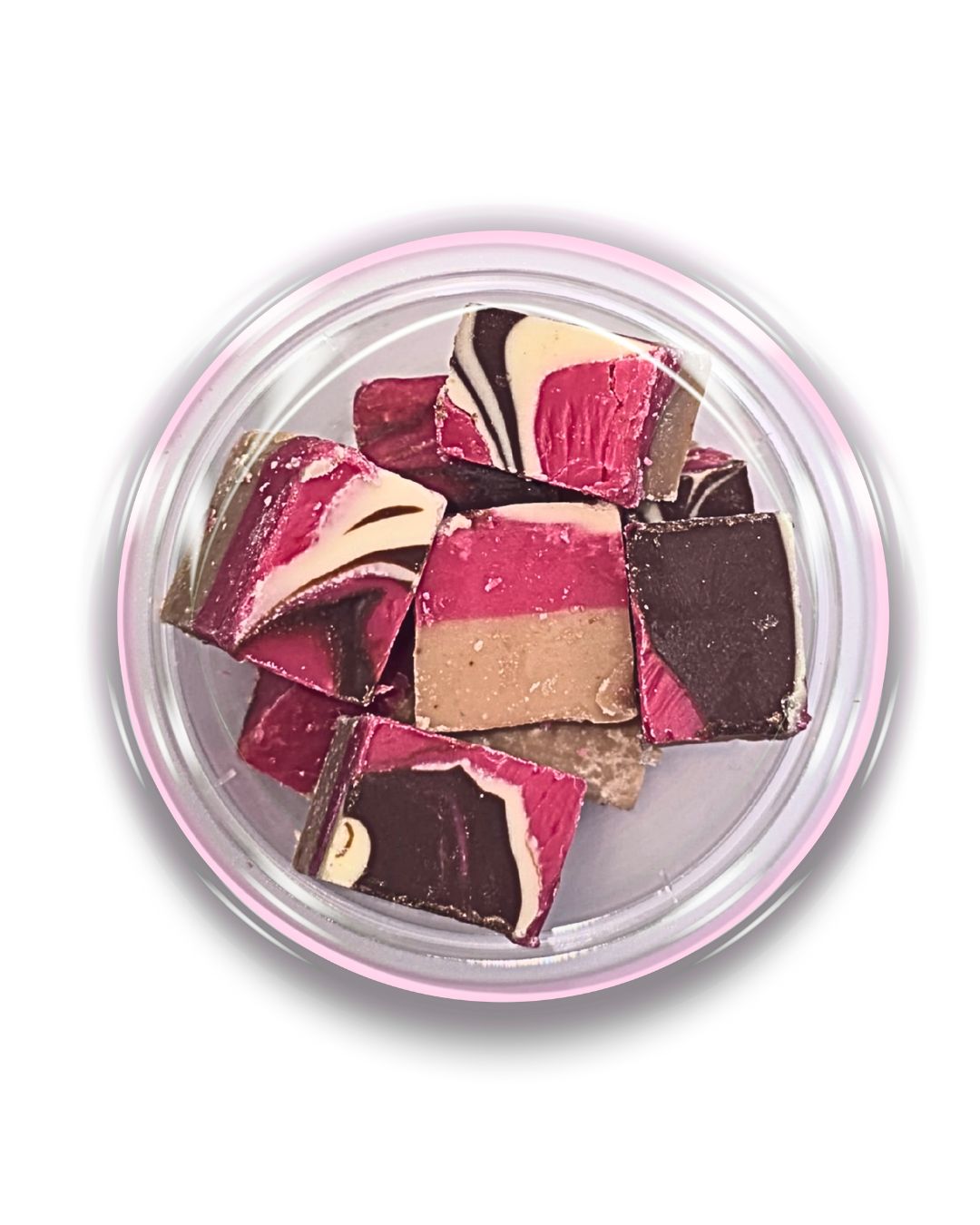 Strawberry Cheesecake Fudge  (per 100g)