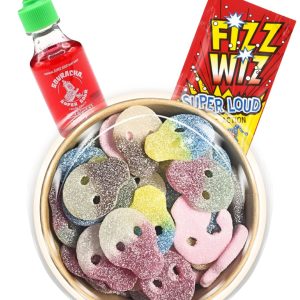 Skulls Candy Bowl With Searcher Candy Sauce With Popping Candy