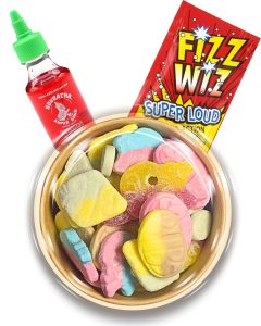 Bubs Candy Bowl With Searcher Candy Sauce Popping Candy