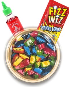 Peelable Candy Bowl With Searcher Candy Sauce
