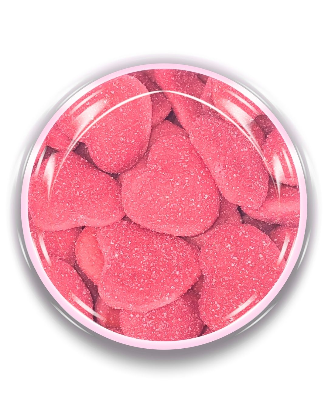 Jelly Filled Strawberry Hearts