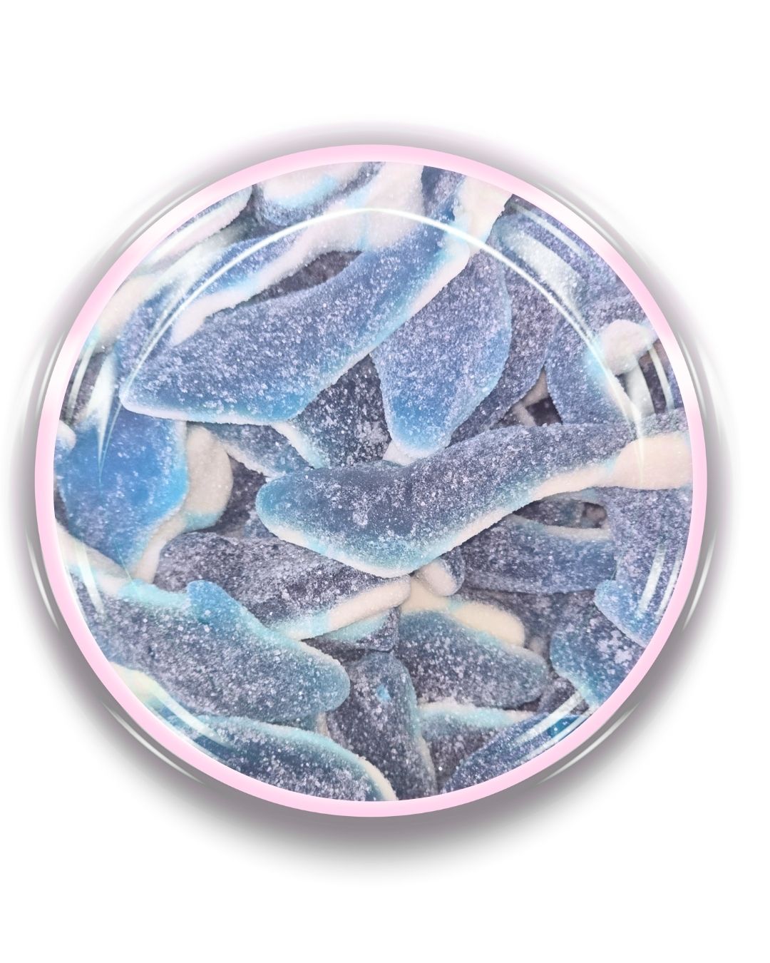 Giant Fizzy Blue Sharks