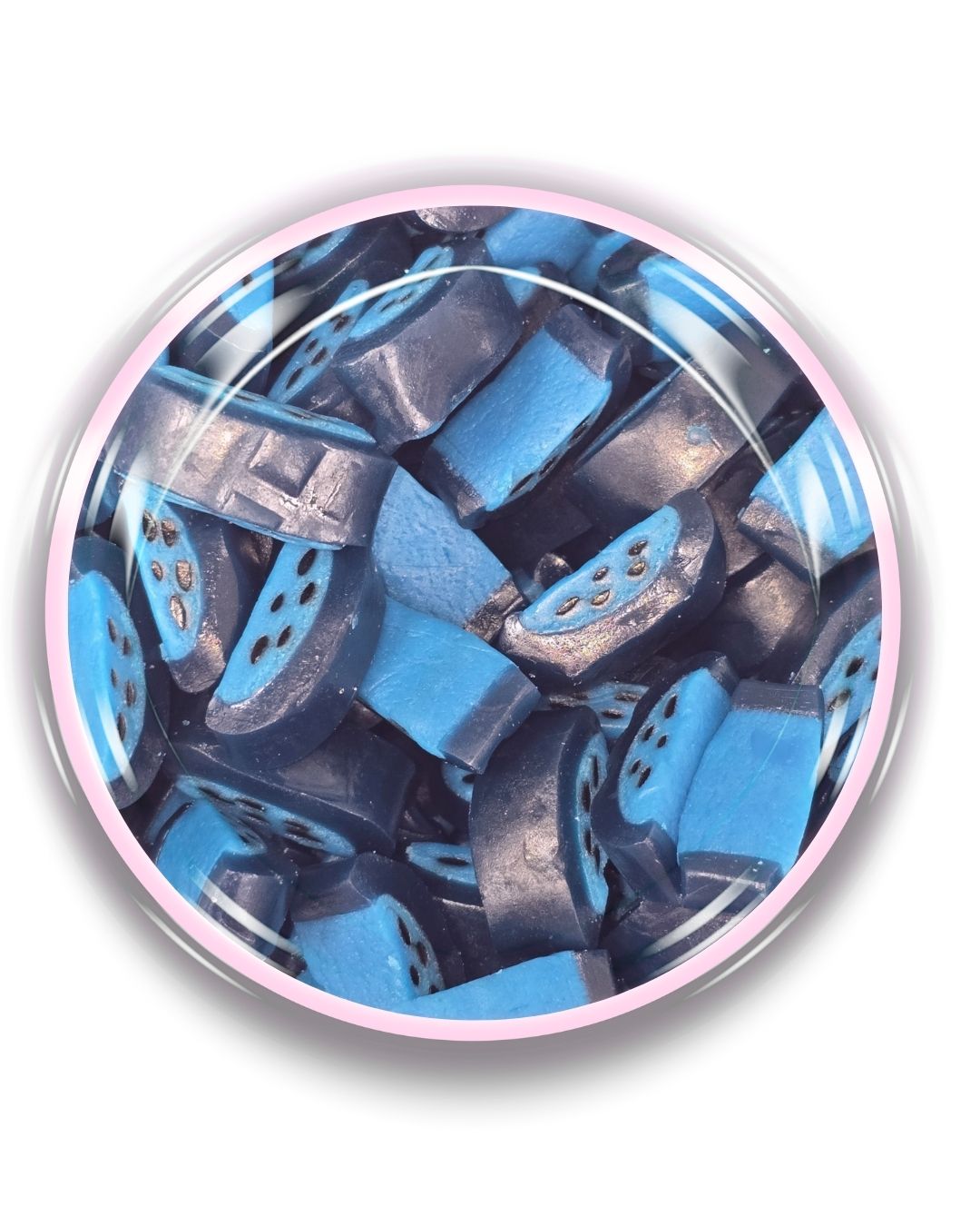 Peelable Blue Raspberry Slices