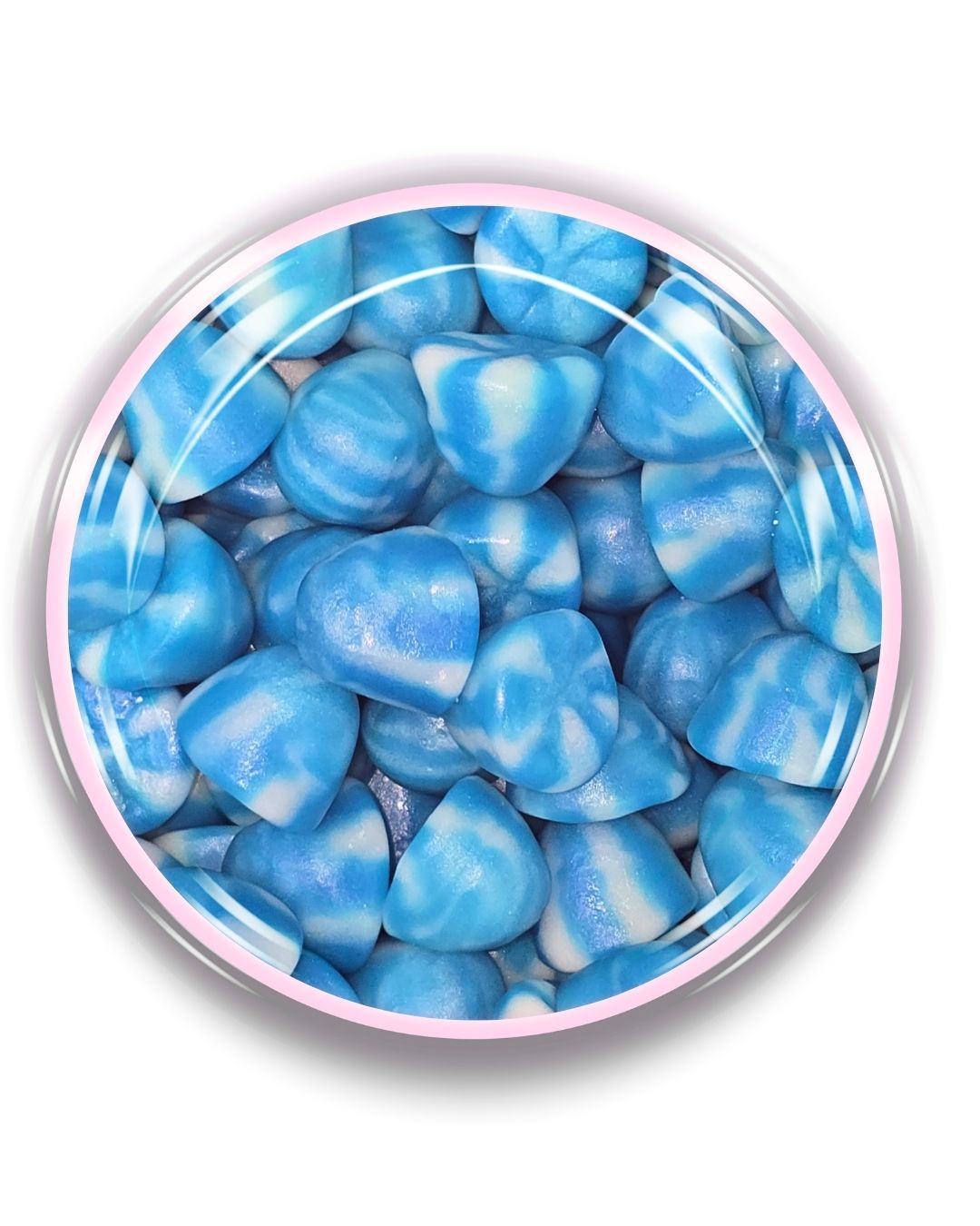 Blue Raspberry Kisses