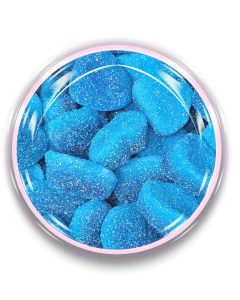 Fizzy Blue Jelly Filled Hearts