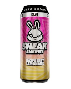 Sneak Energy Raspberry Lemonade 500ml Can