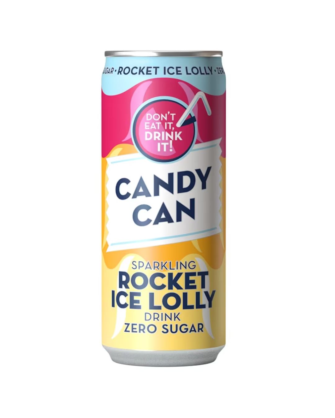 Candy Can Rocket Ice Lolly 330ml Can
