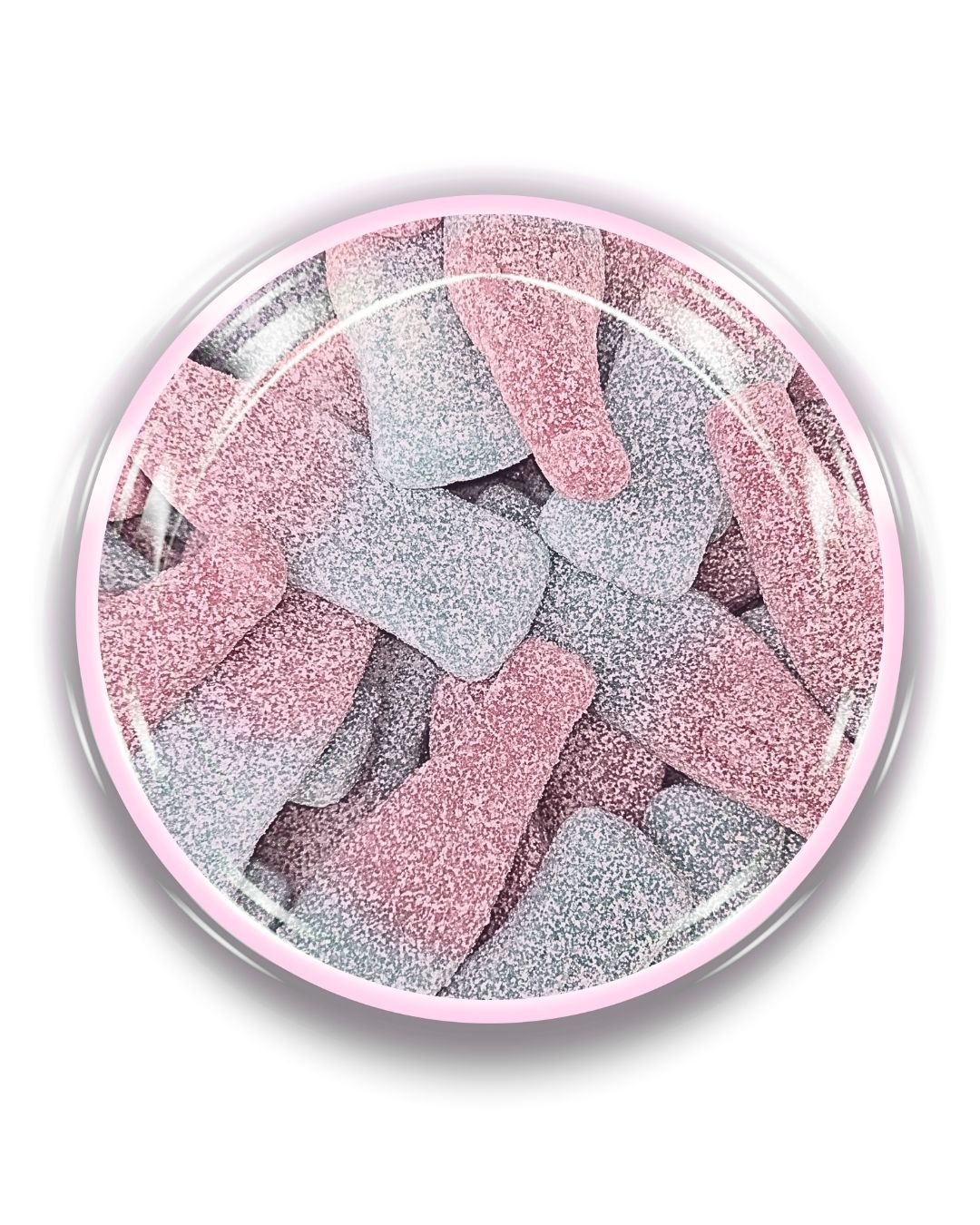 Giant Fizzy Bubblegum Bottles