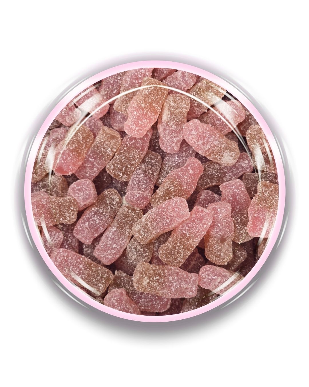 Vegan Fizzy Cherry Cola Bottles