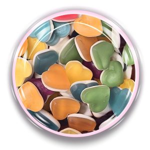 Haribo Multi Coloured Hearts