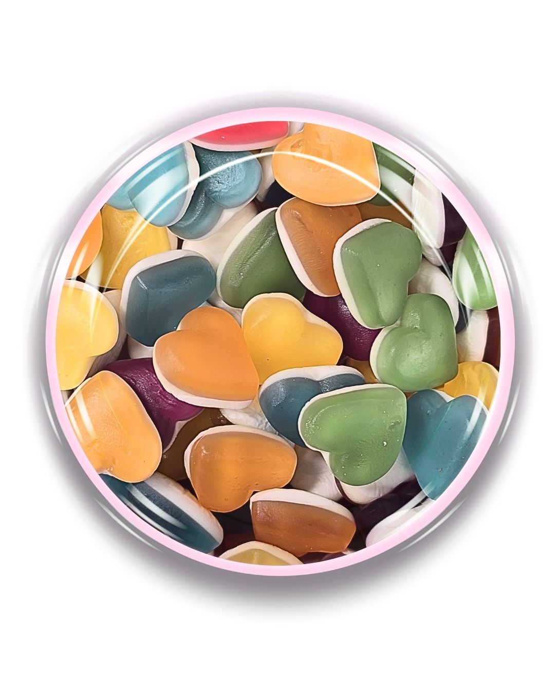 Haribo Multi Coloured Hearts