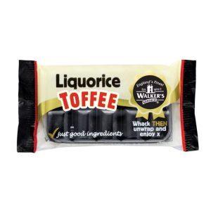 100g Liquorice Walkers Toffee Slab
