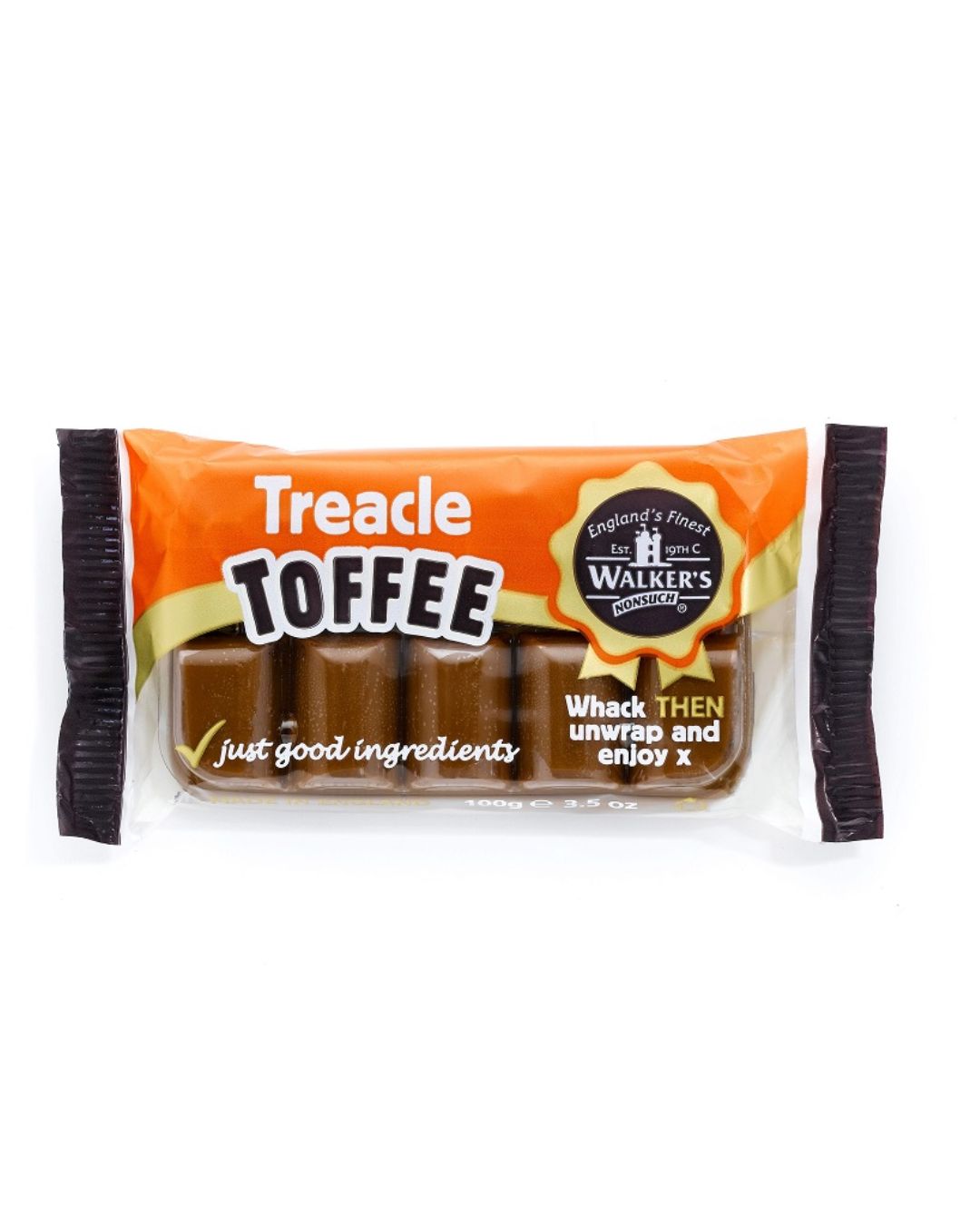 100g Treacle Walkers Toffee Slab