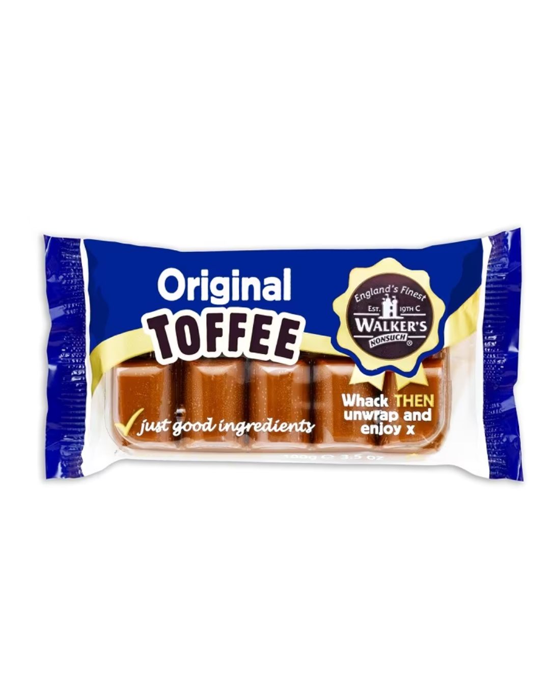 100g Original Walkers Toffee Slab