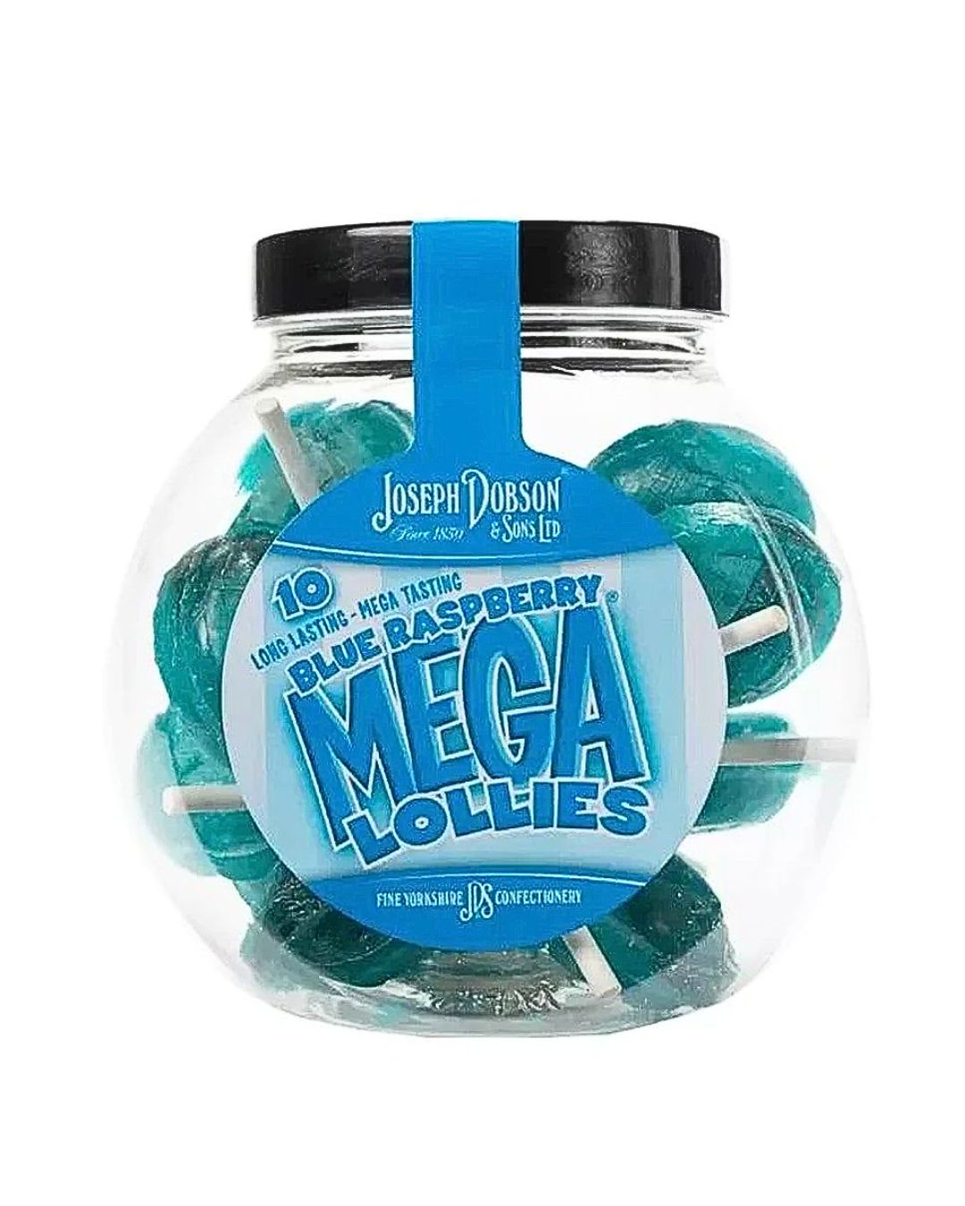 Blue Raspberry Mega Lollipop Jar