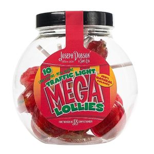 Traffic Light Mega Lollipop Jar
