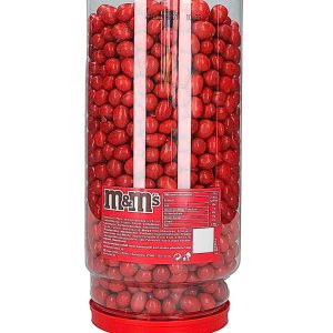 4kg Red Peanut M&M Jar
