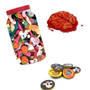 Fright Night Jar – Creepy Sweets, Zombie Brains & Choco Coins