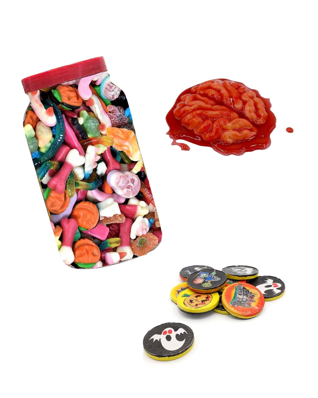 Fright Night Jar – Creepy Sweets, Zombie Brains & Choco Coins