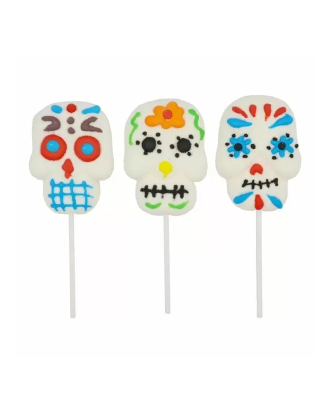 Marshmallow Trio Of Skulls