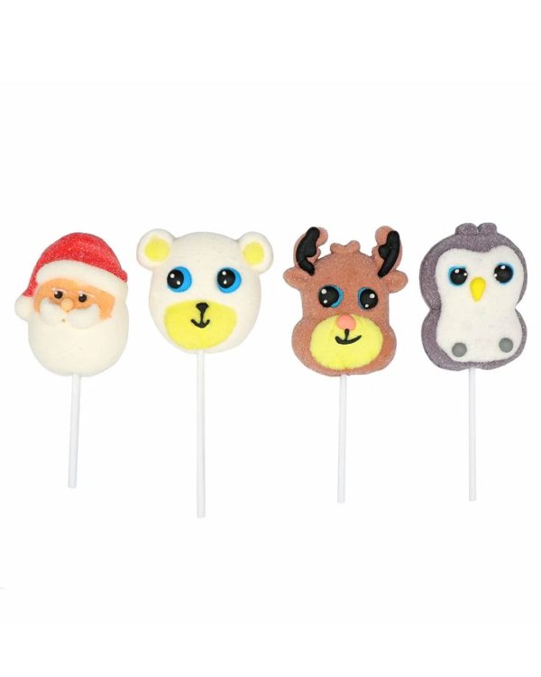Giant Mallow Christmas Lollipops 4 Bundle