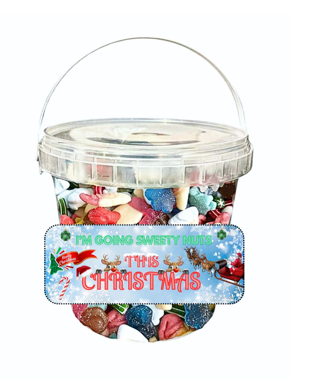 Christmas Sweets In A 1.5kg Mega Bucket
