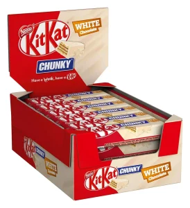 24 Bulk Box of White Chocolate Chunky Kit Kat