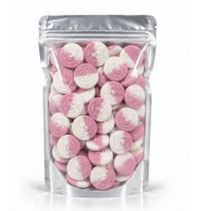 500g Raspberry and Vanilla Flavoured Faces