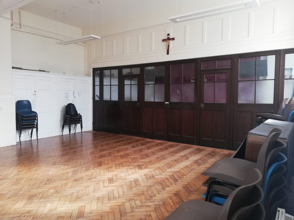 The crypt room.