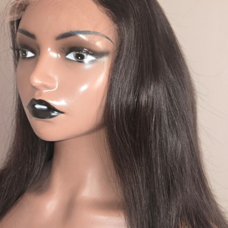 Human hair glueless, real HD lace straight