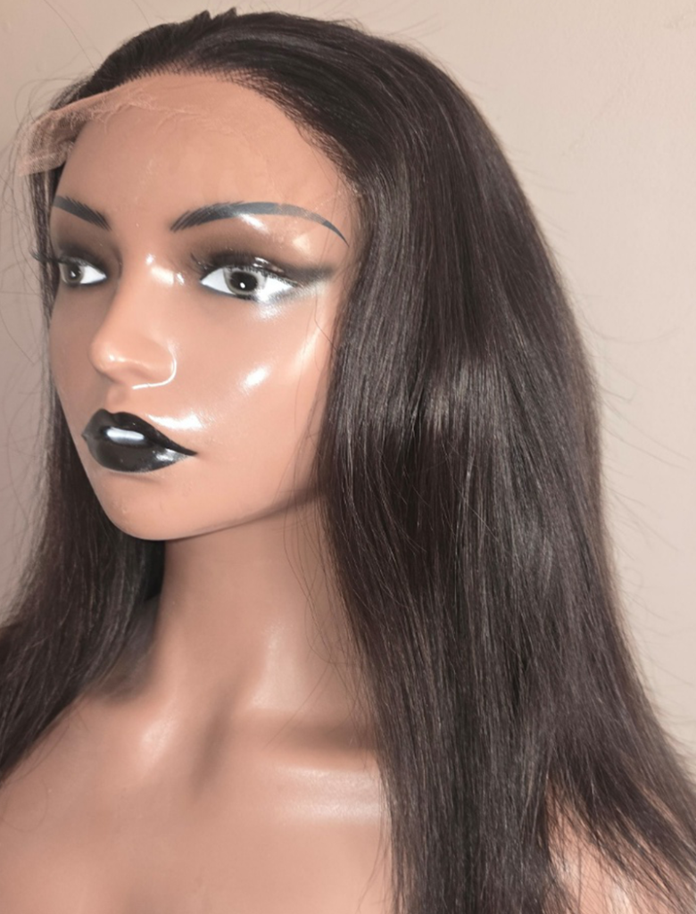 Human hair glueless, real HD lace straight