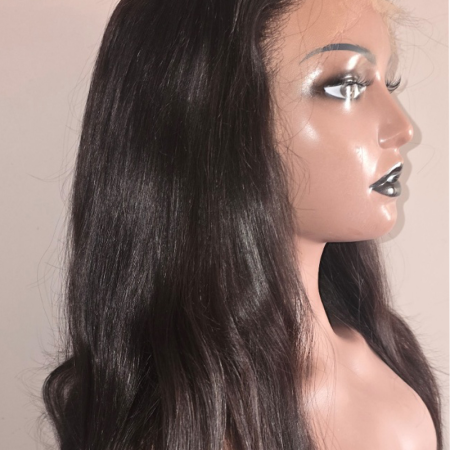 Raw human hair, real HD lace straight